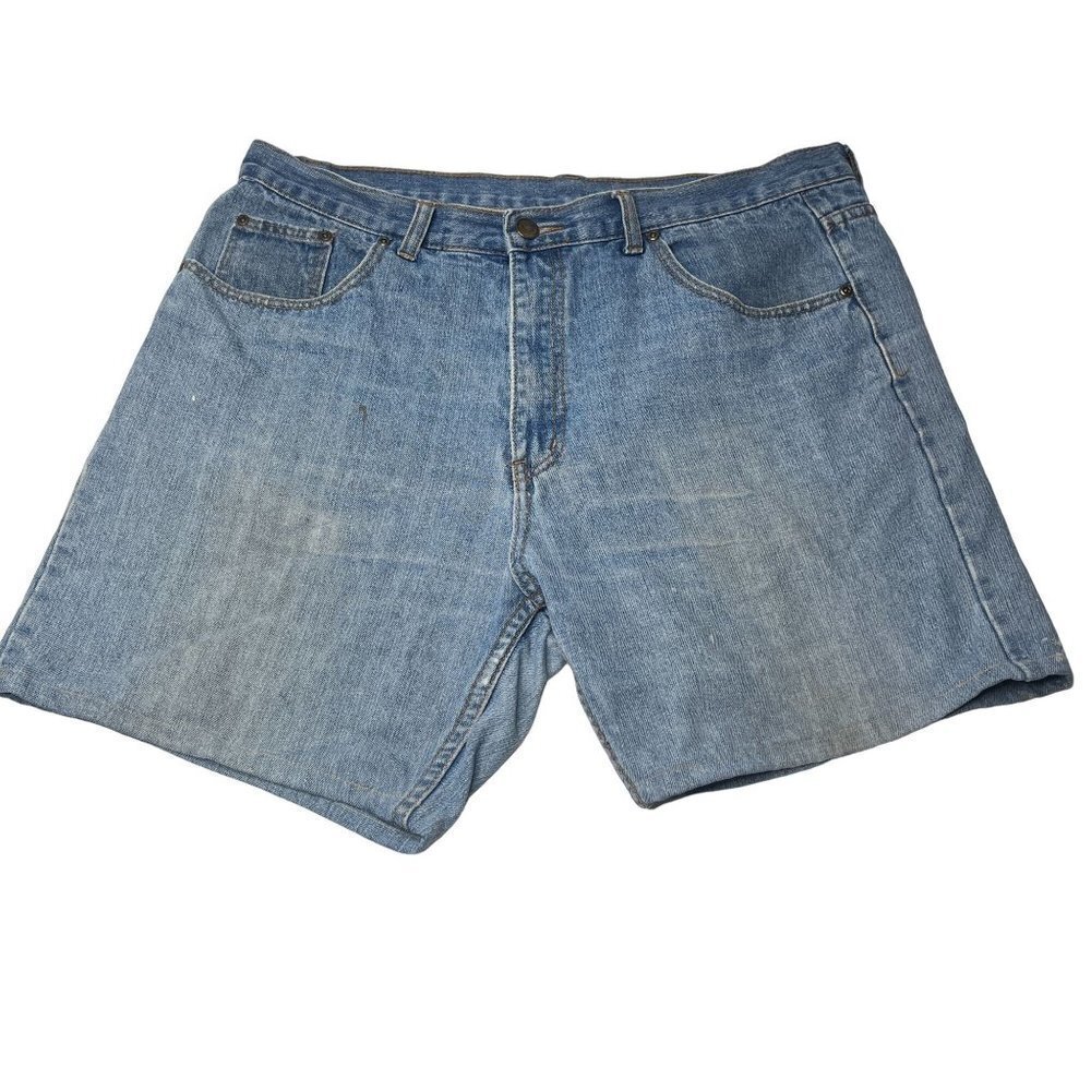 OPEN Trails MODIFIED Shorts Adults‎ Mens W38 Blue Denim Distressed Jeans
